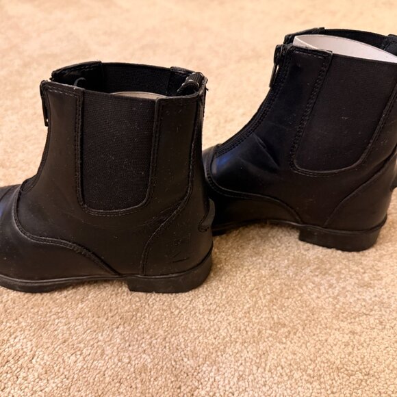 Kids Paddock Boots Size 2 Black - Picture 5 of 7